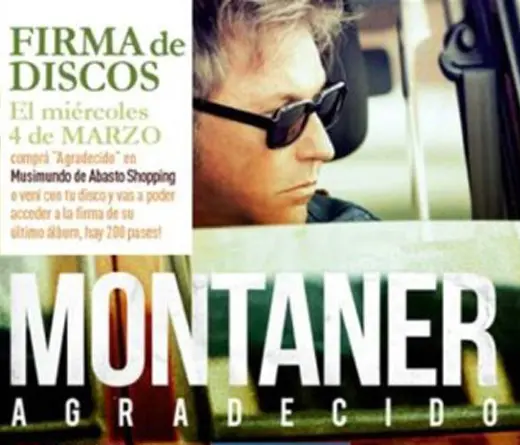 El romntico cantante y compositor se encuentra en Argentina y maana firmar sus discos.